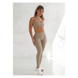ALPHALETE Stacci Seamless Yüksek Bel Spor Tayt - Bej