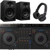 Alphatheta Grv6 Dj Controller - DM-40D Referans Monitör Hoparlör - Hdj-Cue1 Dj Kulaklığı - Profesyonel Dj Seti