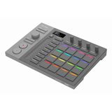 AlphaTheta SLAB Serato MIDI Controller, 29x29mm Pedler, Ayarlanabilir Aftertouch, Siyah