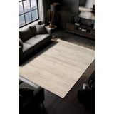 Alpi Ct022a Beyaz Halı Bej Detaylı Modern Desen Akrilik Pamuk Taban Tozu Az Salon Halısı Koridor 200 X 290 Beyaz
