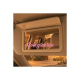 AlpiLeo Çok Güzelsin Oto Sticker | Güneşlik Ayna Yazısı Araba Cam Sticker | Motosiklet Laptop Bisiklet Sticker 8x2 cm