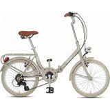 Alpina Mini 20 Jant 6 Vites Katlanır Vintage Şehir Bisikleti – Çakıl Beji – Made In Italy - Renk