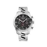 Alpina Startimer Al-372bw4s26b Gümüş Çelik Erkek Kol Saati - Siyah