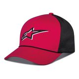 Alpinestars Ageless Shadow Trucker Şapka Siyah Kırmızı