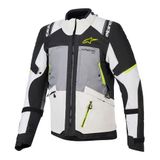 Alpinestars Andes V4 Korumalı Motosiklet Montu Gri Siyah Sarı