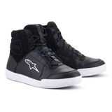 Alpinestars Chrome Drystar Korumalı Motosiklet Botu Siyah Beyaz Mavi
