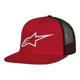 Alpinestars Corp Trucker Şapka Kırmızı Siyah