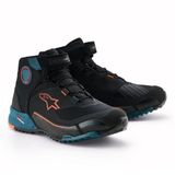 Alpinestars CR-X DryStar Korumalı Motosiklet Botu Siyah Mavi Oranj