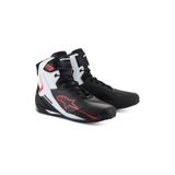 Alpinestars Faster-4 Korumalı Motosiklet Botu Siyah Beyaz Kırmızı
