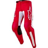 Alpinestars Fluid Lurv Kros Motosiklet Pantolonu Kırmızı / Beyaz - 30