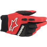 Alpinestars Full Bore Korumalı Kros Motosiklet Eldiveni Kırmızı / Siyah