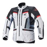 Alpinestars Honda Bogota Pro Drystar Korumalı Motosiklet Montu Gri Siyah Mavi