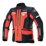 Alpinestars Honda Bogota PRO Drystar Korumalı Motosiklet Montu Kırmızı Siyah