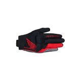 Alpinestars Honda Reef V2 Korumalı Motosiklet Eldiveni Siyah Kırmızı Gri