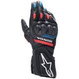 Alpinestars Honda SP-8 V3 Korumalı Motosiklet Eldiveni Siyah Kırmızı Beyaz Mavi