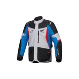 Alpinestars Honda ST-1 WP Korumalı Motosiklet Montu Gri Siyah Mavi