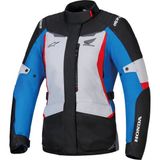 Alpinestars Honda Stella St-1 Wp Korumalı Kadın Motosiklet Montu Gri Siyah Mavi - Gri - Siyah - Mavi