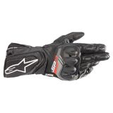 Alpinestars Motosiklet eldiveni, kısa motosiklet eldiveni, SP-8 V3 spor eldiveni, siyah, XXL, üniseks, sporcu, dört mevsim, deri
