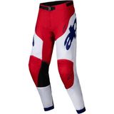 Alpinestars Racer Veil Kros Motosiklet Pantolonu Kırmızı / Beyaz - 32