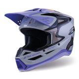 Alpinestars SM3 Jettson Off-Road Motosiklet Kaskı Gri Mavi