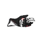Alpinestars SP-3 Eldiven, Premium Deri, Gelişmiş Esneklik ve Kontrol, Dokunmatik Ekran Uyumlu, 2XL, Siyah/Beyaz/Kırmızı Fluo