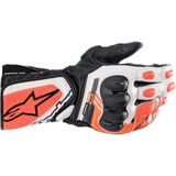 Alpinestars SP-8 V3 Korumalı Motosiklet Eldiveni Siyah - Beyaz - Kırmızı