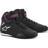 Alpinestars Stella Sektor Korumalı Kadın Motosiklet Botu Siyah Fuşya