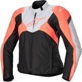 Alpinestars Stella T-Jaws V4 Wp Korumalı Kadın Motosiklet Montu Siyah / Gri / Oranj - XS