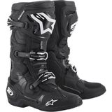 Alpinestars Tech 10 Siyah Kros Motosiklet Botu Su Geçirmez Nefes Alabilir Yapı ile Koruma - 45,5