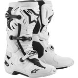 Alpinestars TECH 10 Supervented Kros Motosiklet Botu Beyaz Siyah Su Geçirmez Nefes Alabilir Yapı - 42