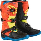 Alpinestars TECH 3S Kros Genç Motosiklet Botu Oranj Mavi Sarı