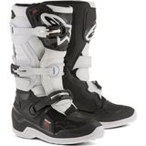 Alpinestars Tech 7s Kros Çocuk Motosiklet Botu Siyah Beyaz - Siyah - Beyaz - 37