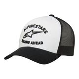 Alpinestars Triple Trucker Şapka Beyaz Siyah