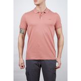 Alpinist Erkek Polo Yaka Tişört - Pamuklu Spor Tişört - Stratus - Gül Kurusu (600303) - XL