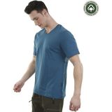 Alpinist Erkek Tişört - Pamuklu Spor Tişört - Vortex - İndigo - Lacivert