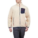 Alpinist Plus Teddy Erkek Krem Polar Ceket (AL600506-EKR) - 2XL - Bej