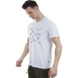 Alpinist Spor Erkek Tişört - Hızlı Kuruyan Tişört - Ultra Dry - Beyaz (600612)