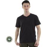 Alpinist Vortex Erkek T-Shirt Siyah,v Yaka Tişört - M - Siyah-001