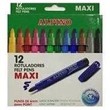 Alpino 12 Rotuladores Felt Pens Maxi Keçeli Kalem