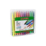 Alpino 24 Renk Brush Pen Fırça Uçlu Keçeli Kalem