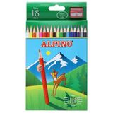Alpino AL000656 Kılıflı 18 Renkli Kalem