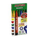 Alpıno Alpino Maxi Keçeli Boya Kalemi 6 Renk