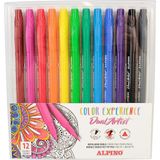 Alpıno AR 000186 Çift Yönlü Dual ARTIST12 Renk Keçeli Kalem