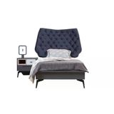 Alpino Bruce 90 X 190 Karyola (Antrasit) - 128 X 199 X 116
