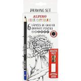 Alpino Color Experience 6 grafit kalem, sanat için + kalemtıraş + silgi | profesyonel çizim kalemleri | hediye olarak kurşun kalemler
