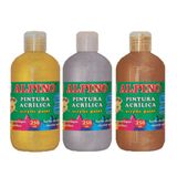 Alpino DV000120 250 ml Metalik Beyaz Akrilik Boya Şişe