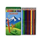 Alpino Kuru Boya Seti 12'li Metal Kutu Renkli Kalemler ile Yaratıcılığınızı Geliştirin
