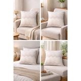 Alpino Mobilya Alpino Aura Dekoratif Kırlent - 40 x 40 cm - Pudra