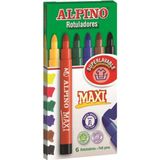 Alpino Standart 6 Renk Keçeli Boya Kalemi