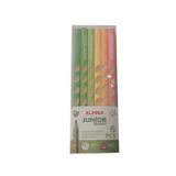 Alpino Trimax Tropic -Jumbo Üçgen Çentik Kurşun Kalem (6 Lı Paket) Ju-500018
